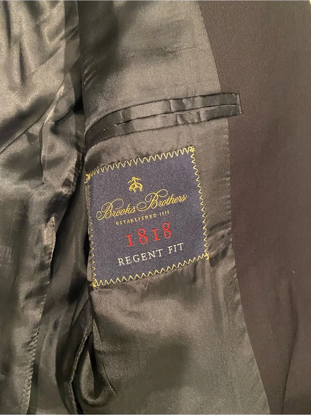 RECENT 2023 Brooks Brothers 1818 Regent Italy 2 Piece Suit Jacket Pants Set 42